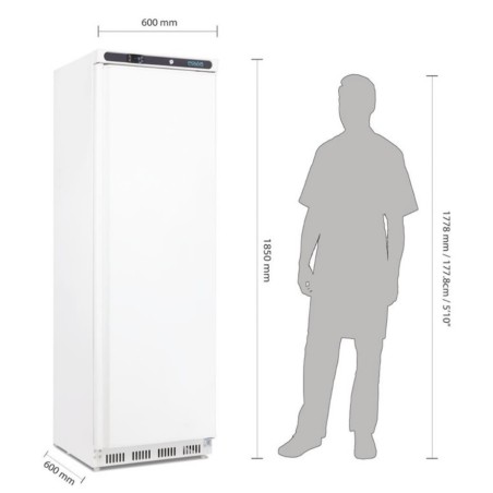 Armoire réfrigérée négative blanche 400 litres POLAR