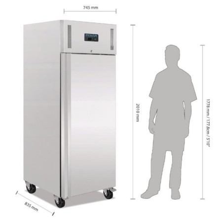 Armoire réfrigérée négative 650 litres POLAR 