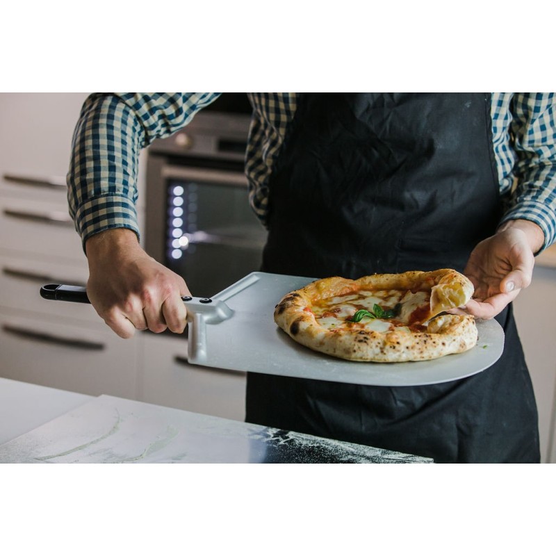 Pelle à pizza pour tourner et défourner inox 26cm GI METAL disponible sur  Chr Restauration
