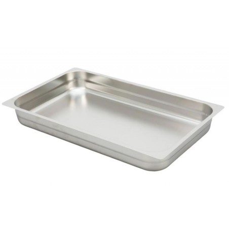 Bac GN 1/1 inox bords plats profondeur 60mm RONDA