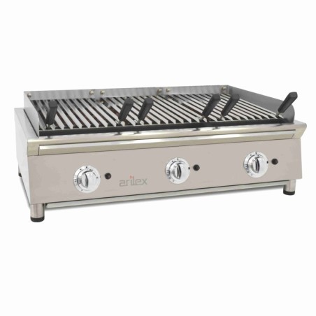 Grill pierre de lave gaz 120x40cm ARILEX, refuse. 130VASN