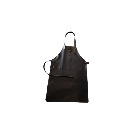 Tablier en cuir noir OFYR, Ref. OA-LAB